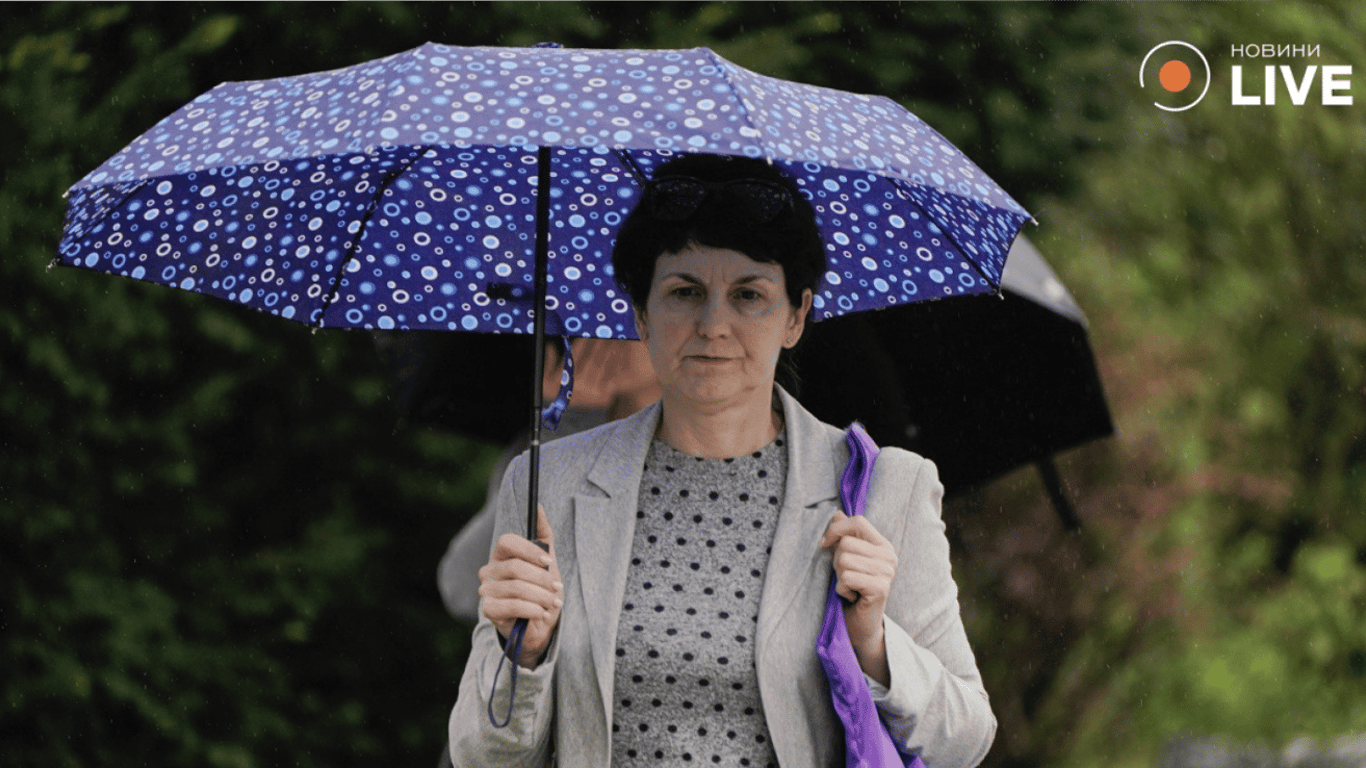 Осінній дощ у Львівській області