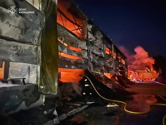 Російська ракетна атака Києва 2025