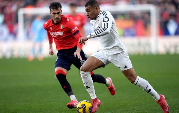 Драматична нічия Реала з Осасуною