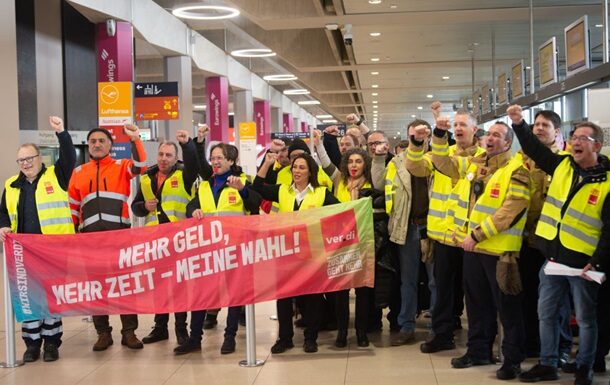 Страйк в Німеччині зупинив аеропорти