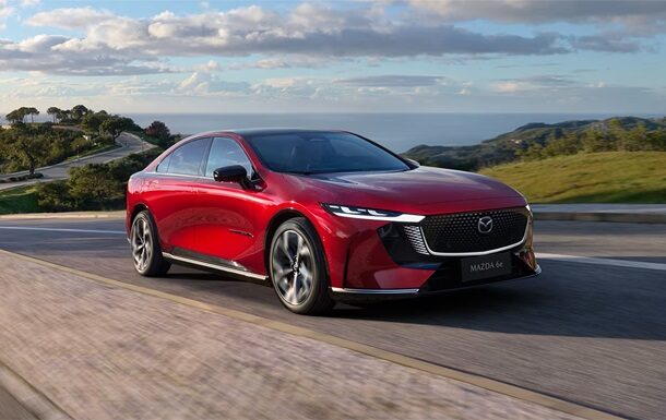 Елегантний електрокар Mazda 6e 2025