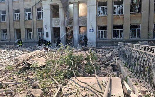 Rocket Strike Lyceum Bilhorod Dnistrovskyi Casualties Destruction