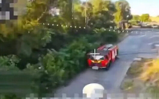 Russian Drones Attack Ukrainian Rescuers Threat To Life