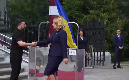 Zelenskyy Latvia Strong Support Ukraine War Eurointegration