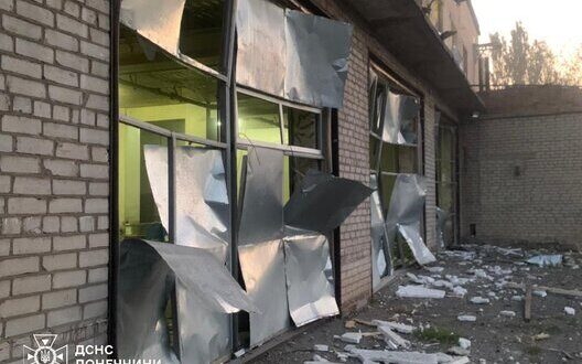 Airstrikes Fire Rescue Station Kostyantynivka War Consequences