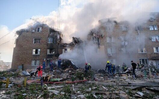 Rocket Strike Kyiv Zelensky Honors Victims