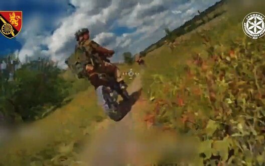 Th Art Brigade Destroys Enemy Motorcycle Unit