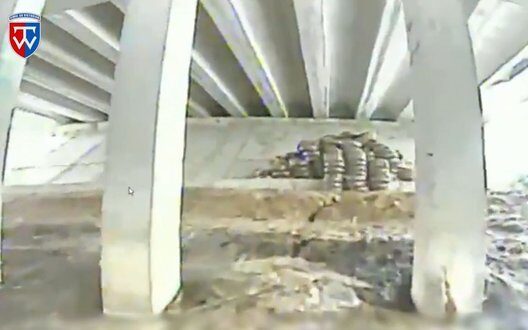 Th Ukrainian Brigade Destroys Enemy Bridges With Fpv Drones Over Fiber Optic