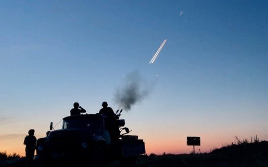 Large Drone Attack Ukraine Air Defense Shot Down Drones