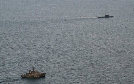 Russian Submarine Novorossiysk Baltic Sea Nato Monitoring