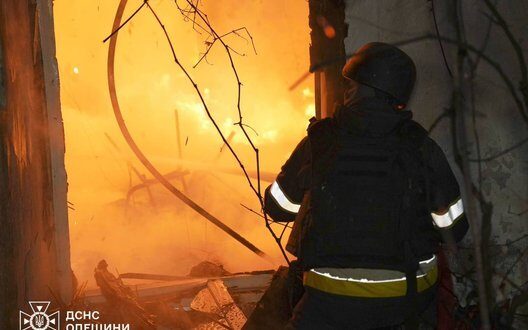 Drone Night Attack Odesa Air Defense Damage