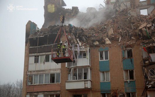 Rocket Strike Ternopil Search Rescue Operations Ongoing