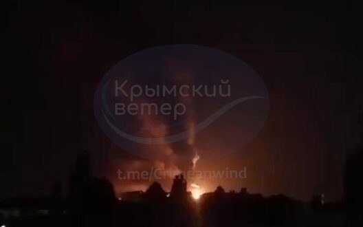 Drone Attack Crimea Explosions Fires December