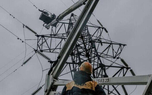 Power Restoration Zaporizhzhia After Russian Attack