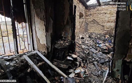 Shelling Kherson Shipyard Residential Supermarket Damage