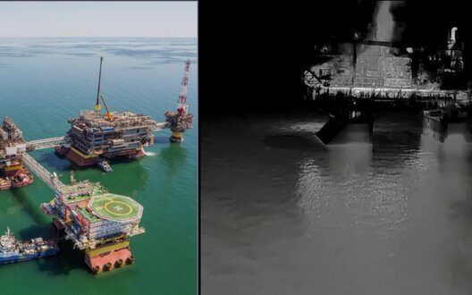 Ukraine Drone Strike Kremlin Oil Platform Caspian