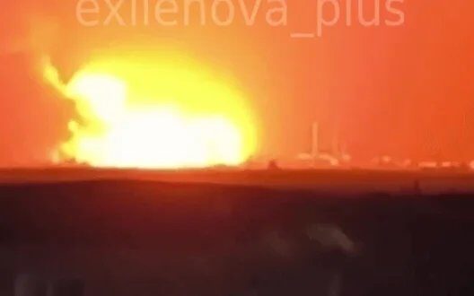 Ukrainian Drones Powerful Strike Temryuk Port