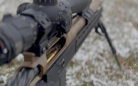 Ukrainian Sniper Hits Enemy M Lapua Magnum