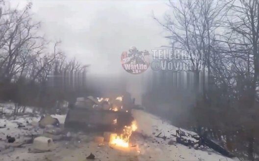 Український FPV-дрон знищив російську «Буханку» на Донбасі